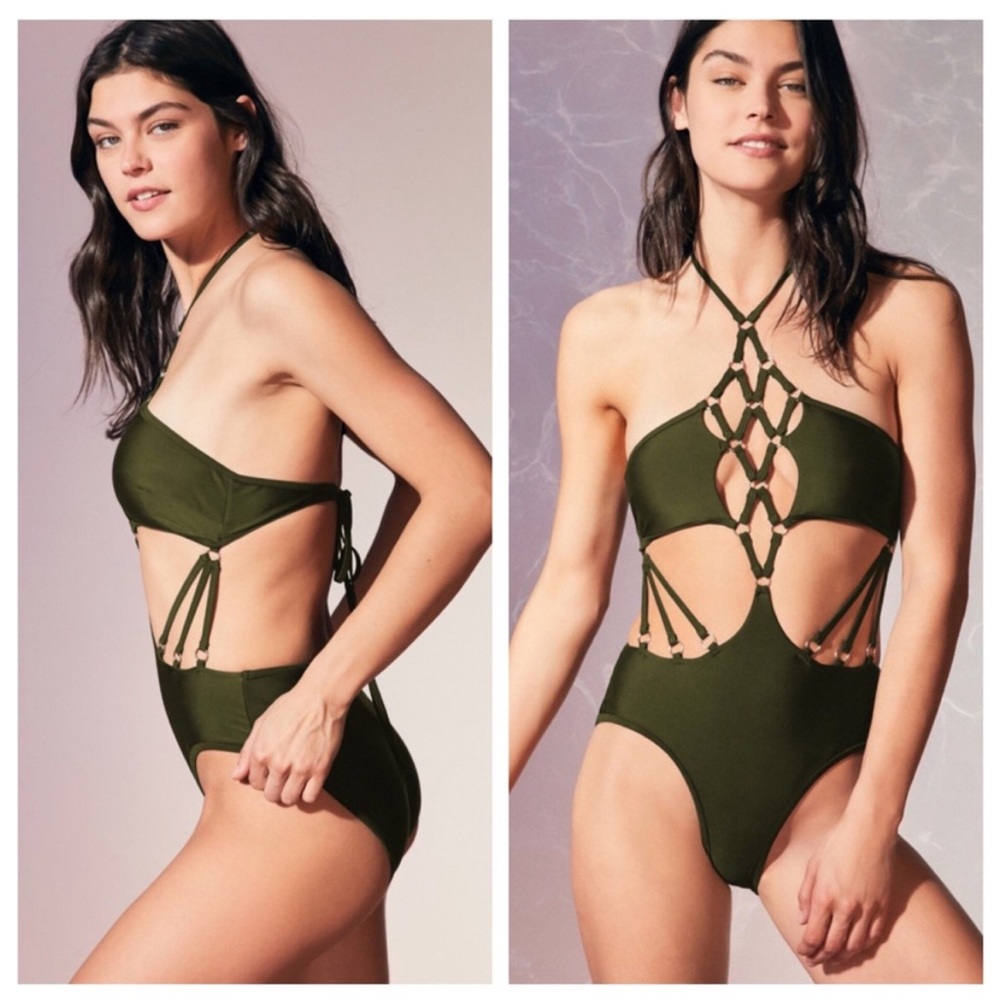 Thistle & Spire Orion 1-Piece Moss Swimsuit